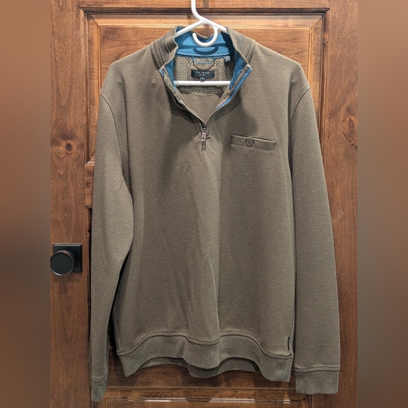Ted Baker Quarter Zip Sweatshirt - Picture 1 of 4